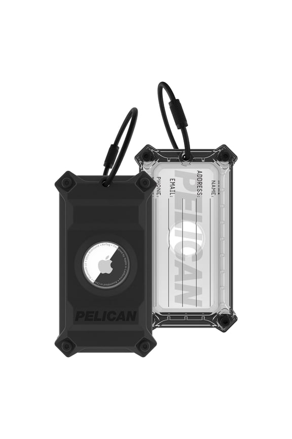 Protector Series AirTag Luggage Tag - Black
