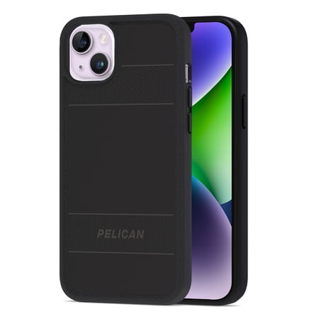 Pelican Protector Series Apple iPhone 14 Case [MagSafe Compatible] - 15Ft. Drop Protection - Black