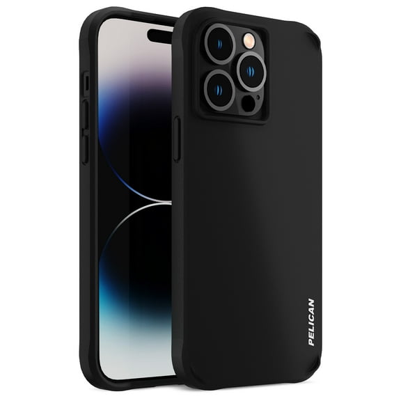 Pelican Ranger Series Apple iPhone 14 Pro Case [Wireless Charging Compatible] - 15Ft. Drop Protection - Black