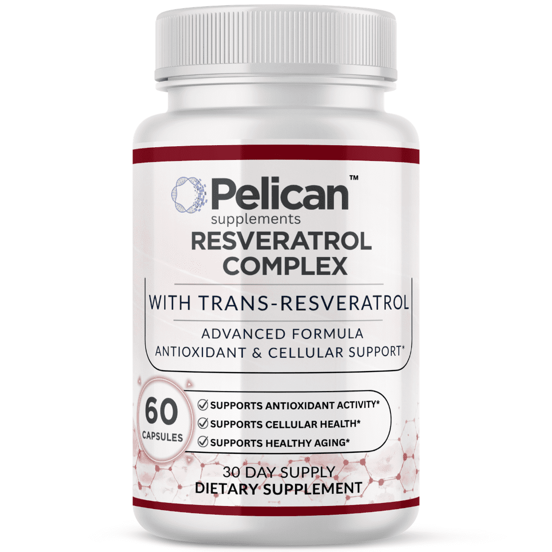 Pelican Resveratrol Complex – Advanced Antioxidant & Cellular Support Formula – 60 Capsules
