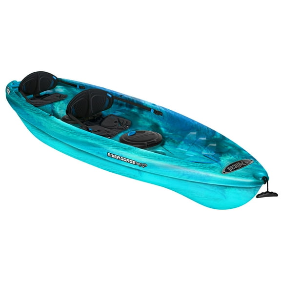 Pelican - Rivergorge 130XP - Tandem Kayak - 13 ft - Aquamarine