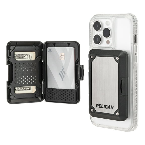 Pelican Shield MagSafe RFID Blocking Wallet - Brushed Titanium