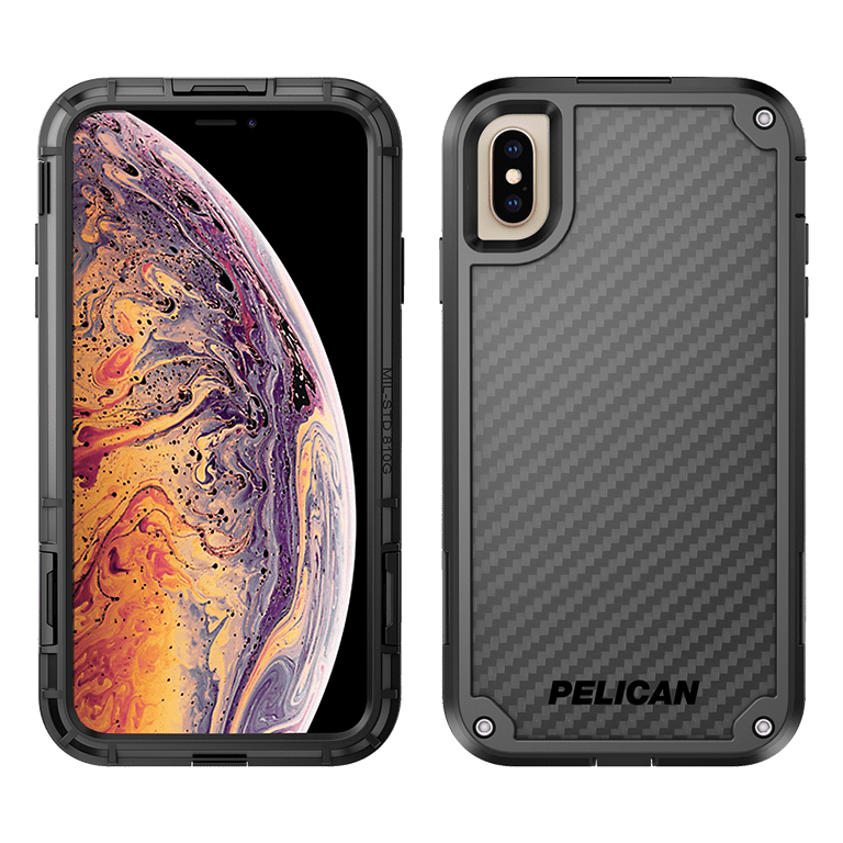 Pelican Shield iPhone XS Max Case with Kevlar Brand fibers (Black