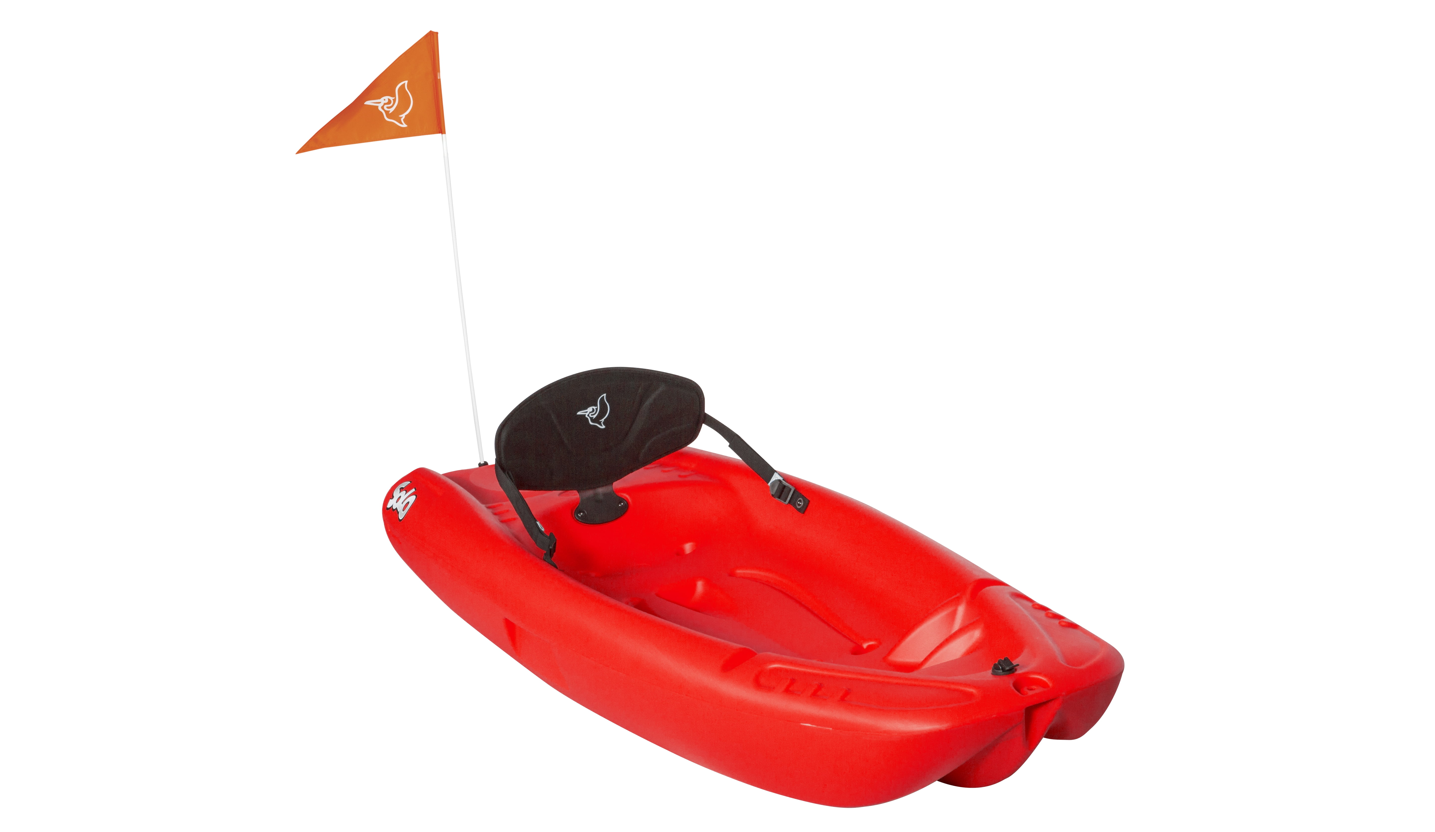 Pelican - Solo Kids Kayak with paddle - Fireman Red 