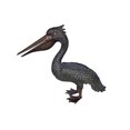 thumbnail image 1 of Nifao Pelican Standing and Looking Ahead Bronze Statue – Home Decor Sculpture, 27"L x 8"W x 22"H, 1 of 10