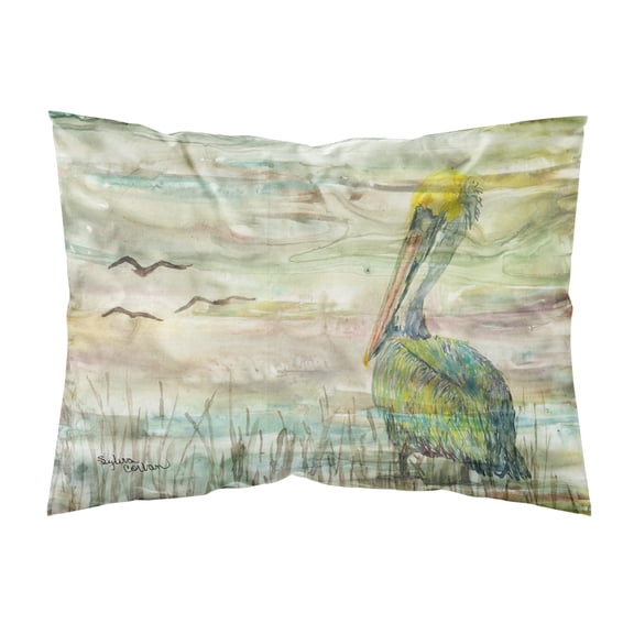 Pelican Sunset Fabric Standard Pillowcase