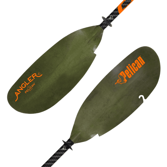 Pelican - The Catch Kayak Paddle - Adjustable Fiberglass Shaft - 102.4 in - Olive Camo