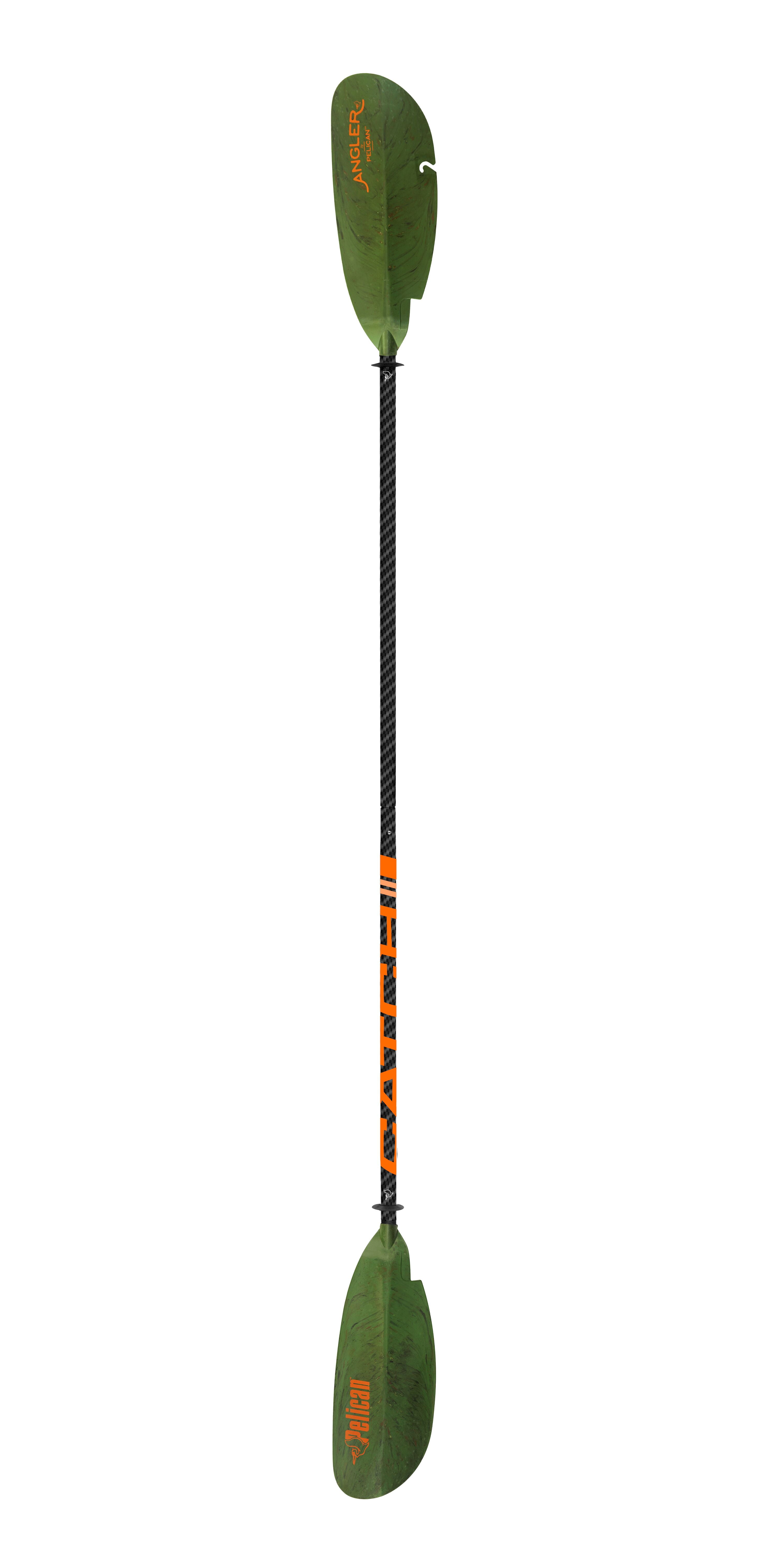 Pelican - The Catch Kayak Paddle - Adjustable Fiberglass Shaft - 102.4 in - Olive Camo