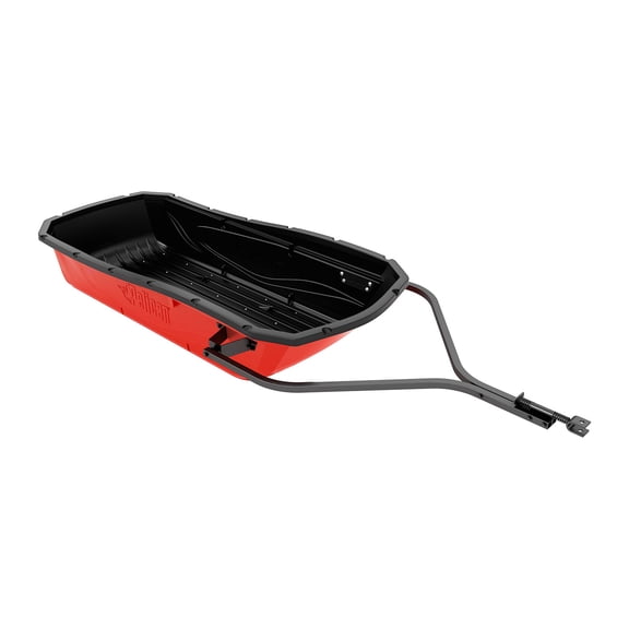 Pelican ,Trek Sport 82 Utility Sled with Runners, Tow Hitch & Travel Cover , Red & Black