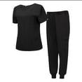 thumbnail image 1 of Pelican Uniforms Women Nurse Uniform Scrubs Set, Medical Scrub Top and Pants - Black Small, 1 of 2