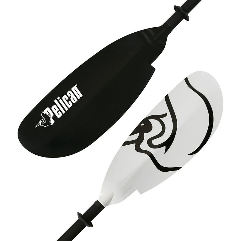 Pelican Vesta Paddle with Aluminum Shaft, Black/White