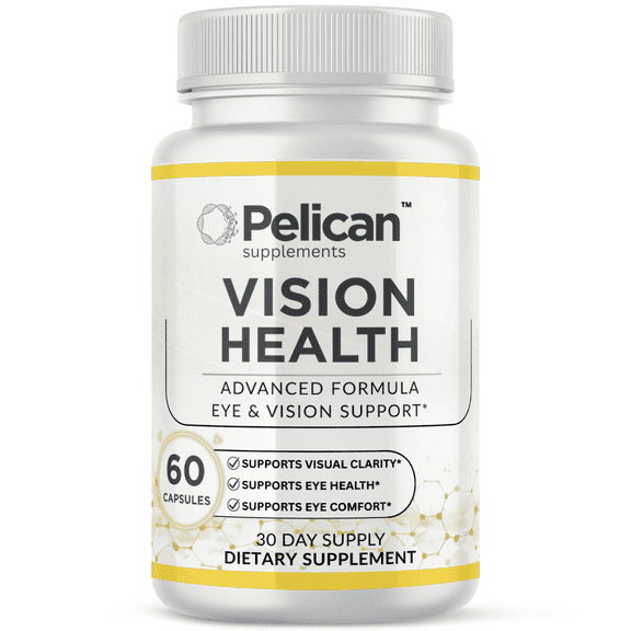Pelican Vision Health Advanced Eye & Vision Support Formula 60 Capsules