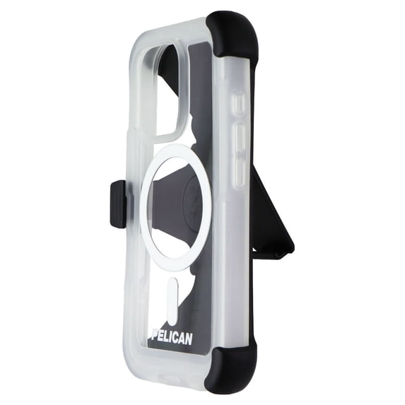Pelican Voyager Apple iPhone 16 Pro MagSafe Compatible Case and Holster - Clear