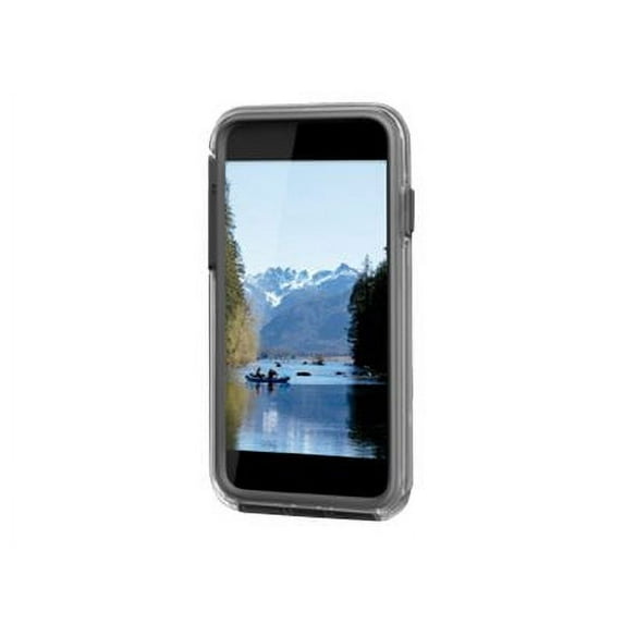 Pelican Voyager - Back cover for cell phone - polycarbonate, thermoplastic rubber, PU rubber - gray, clear