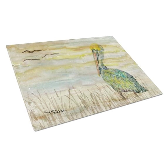 Pelican Yellow Sky Glass Cutting Board - Large