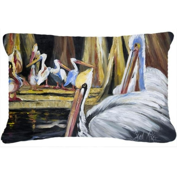 Pelicans Canvas Fabric Decorative Pillow