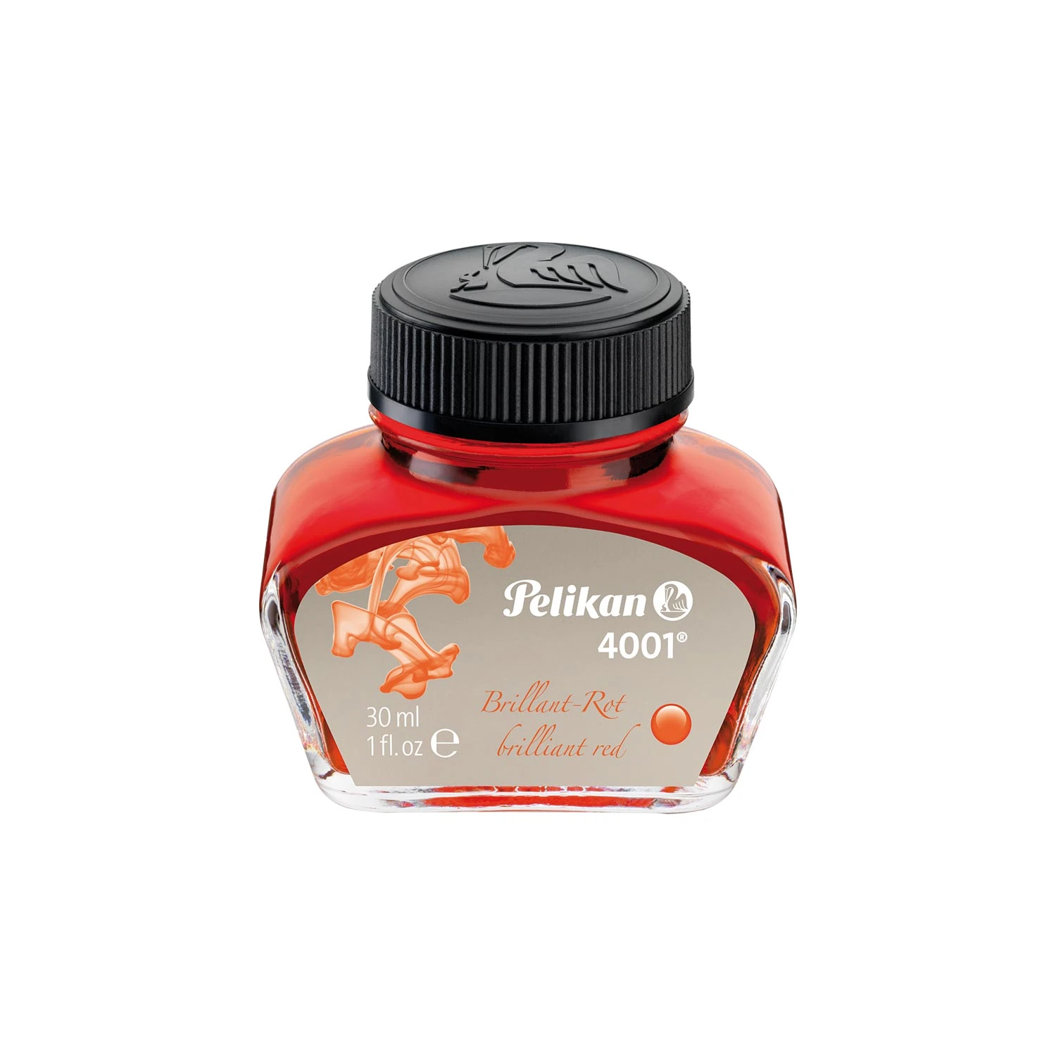 Red Ink Pelikan 4001 Fountain Pen Ink - Brilliant Red, 30 ml - Walmart.com