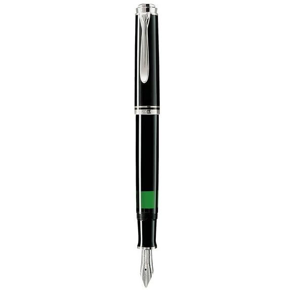 Pelikan 924423 Souveran M405 Black Resin Fountain Pen, Medium