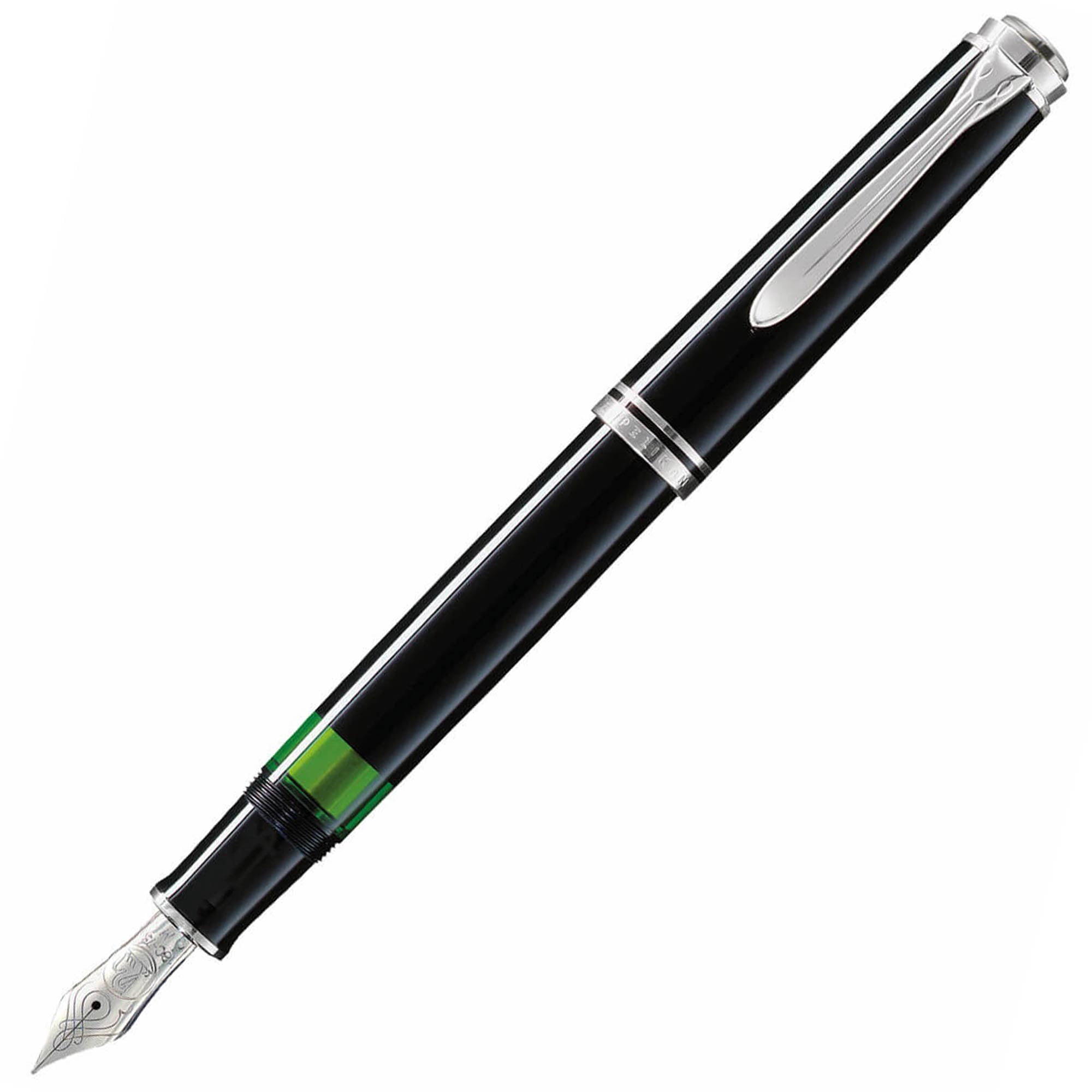 Pelikan 925420 Souveran M805 Black Resin Fountain Pen, Extra Fine