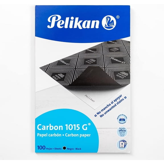 Pelikan A4 Carbon Paper 1015 G, 100 Sheets for Typewriting and Office Use