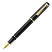Pelikan Classic 200 Black Gold Piston Fountain Pen - Fine