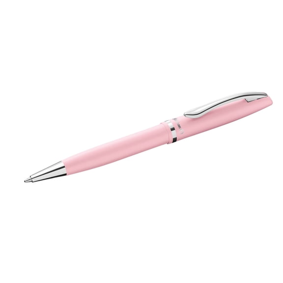 Pelikan Jazz Pastel Ballpoint Pen with Medium Point, Blue Ink Refill, Pink, Boxed, 1 Each (812658)