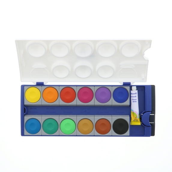 Pelikan Opaque Pan Watercolor Set, 24-Pans