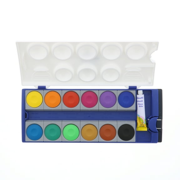 Pelikan Opaque Pan Watercolor Set, 24-Pans