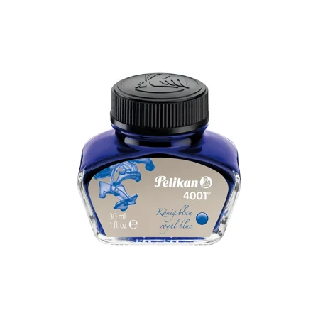 Pelikan 4001 Fountain Pen Ink, Royal Blue, 30ml / 1 fl oz (301010)