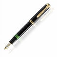 thumbnail image 1 of Pelikan Souveran M800 Fountain Pen - Black Gold Trim - Fine Point, 1 of 1