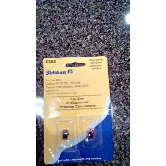 Pelikan Z383 Calculator Ink Roll One Red And One Black