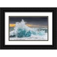 thumbnail image 1 of Pelissier, Marc 14x10 Black Ornate Wood Framed with Double Matting Museum Art Print Titled - Icy Wave, 1 of 4