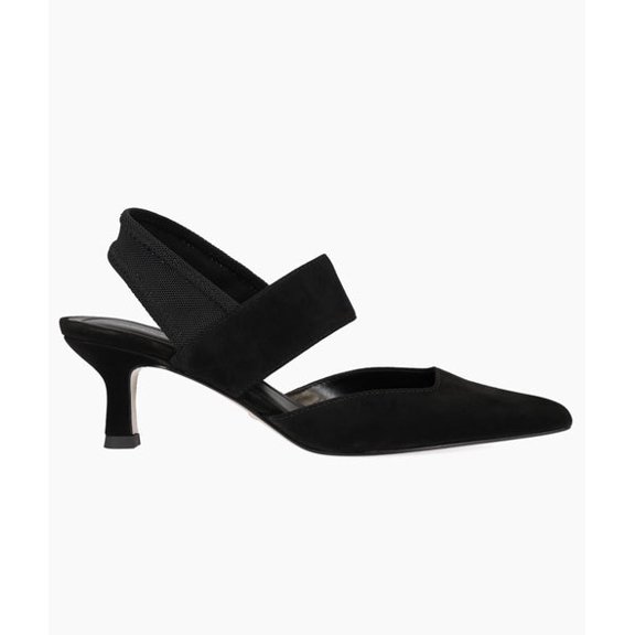 Pelle Moda Kiam Black Kid  Suede 8.5 M