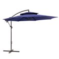 thumbnail image 1 of Pellebant 10 ft Patio Outdoor Umbrella Double Top Cantilever Umbrella in Blue, 1 of 9