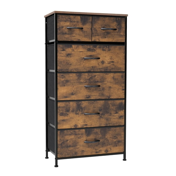 Pellebant 6-Drawer Dresser Chest Vertical Tower