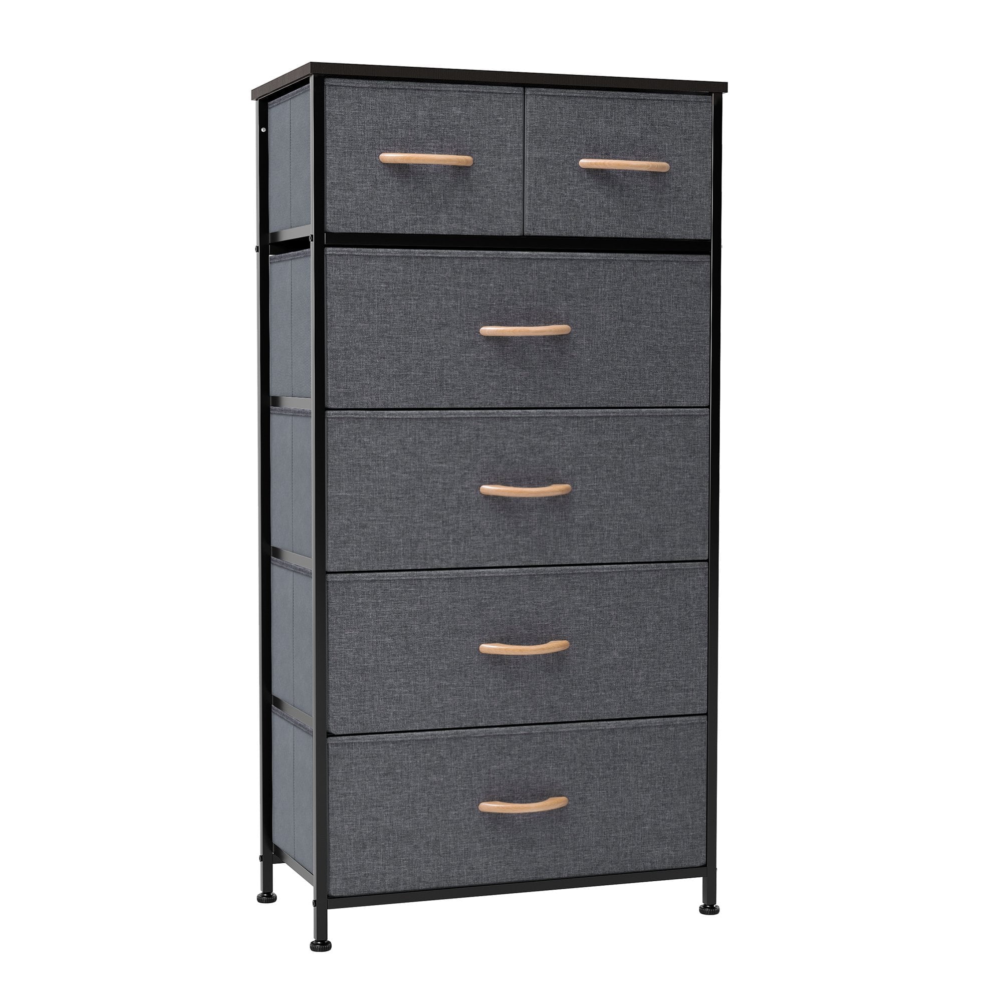 Segmart White 4 Drawer Dresser for Small Space, Wood Storage