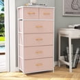 thumbnail image 1 of Pellebant  6 Drawers Vertical Dresser Storage Tower Pink N/A, 1 of 5