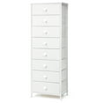 thumbnail image 1 of Pellebant 8-Drawer Dresser Chest Vertical Tower, White, 1 of 8