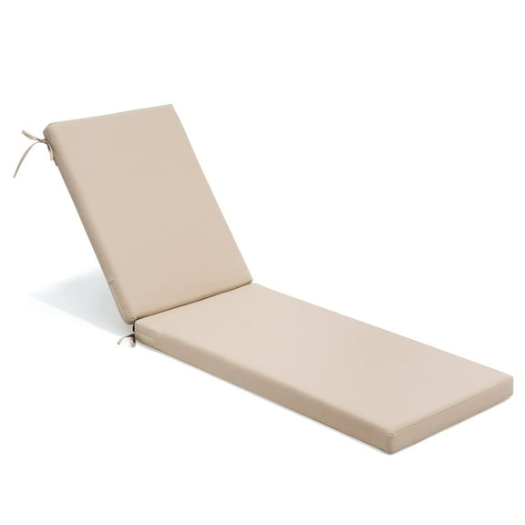 Pellebant Outdoor Patio Chaise Lounge Cushion 1PC-80'' - Beige