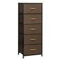 thumbnail image 1 of Pellebant Brown 5-Drawer Dresser Household Vertical Storage Tower Chest, 1 of 9