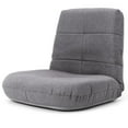 thumbnail image 1 of Pellebant  Adjustable Padded Floor Chair Recliner Grey, 1 of 8
