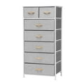 thumbnail image 1 of Pellebant Light Gray 7 Drawers Vertical Dresser Storage Tower Chest, 1 of 8
