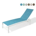 thumbnail image 1 of Pellebant  Outdoor Aluminum Patio Chaise Lounge Chair Adjustable - N/A Blue, 1 of 9