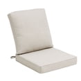 thumbnail image 1 of Pellebant Outdoor Seat Cushion Set 24 x 24 Inch Deep Seat & Back Cushion for Chair Sofa Couch, Off-white, 1 of 8