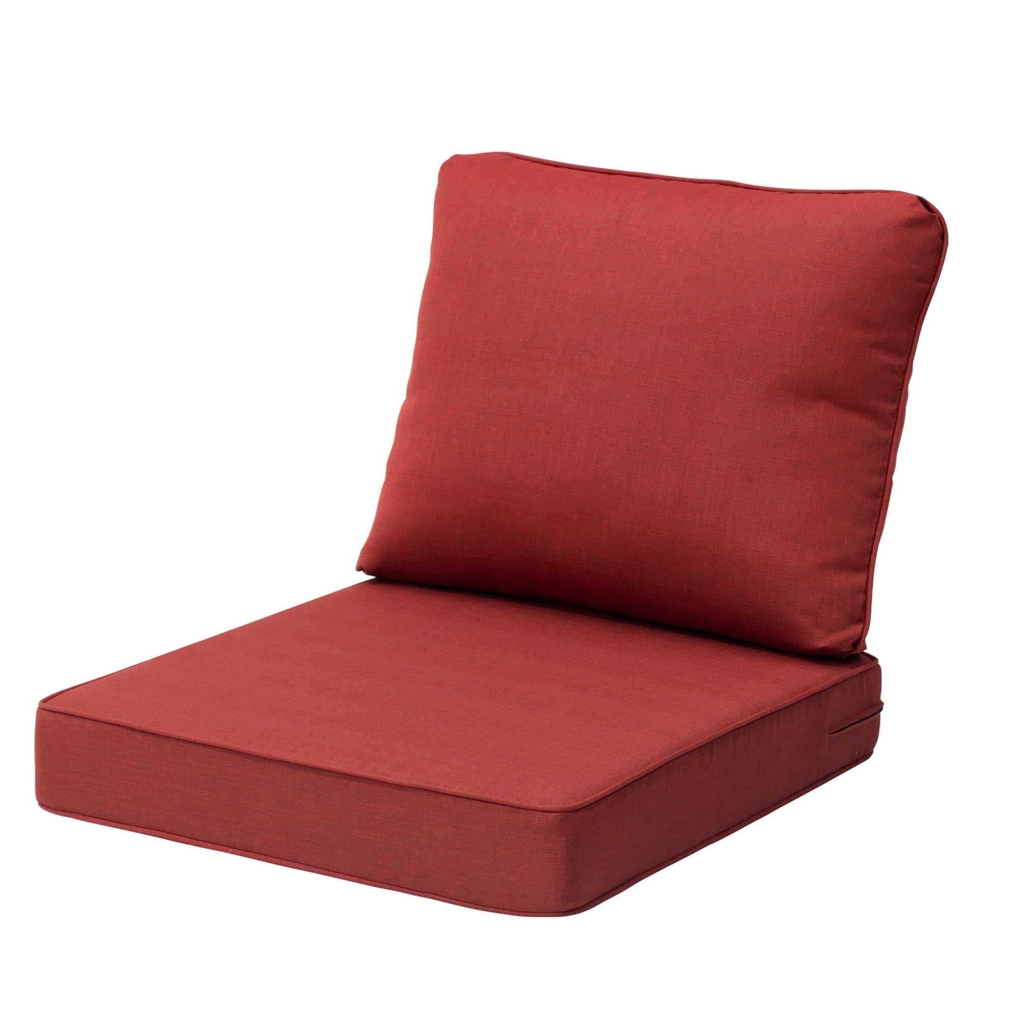 Pellebant Outdoor Seat Cushion Set 47 x 24 Inch Deep Seat & Back Cushion for Chair Sofa Couch