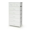 thumbnail image 1 of Pellebant White 7 Drawers Vertical Dresser Storage Tower Chest, 1 of 8