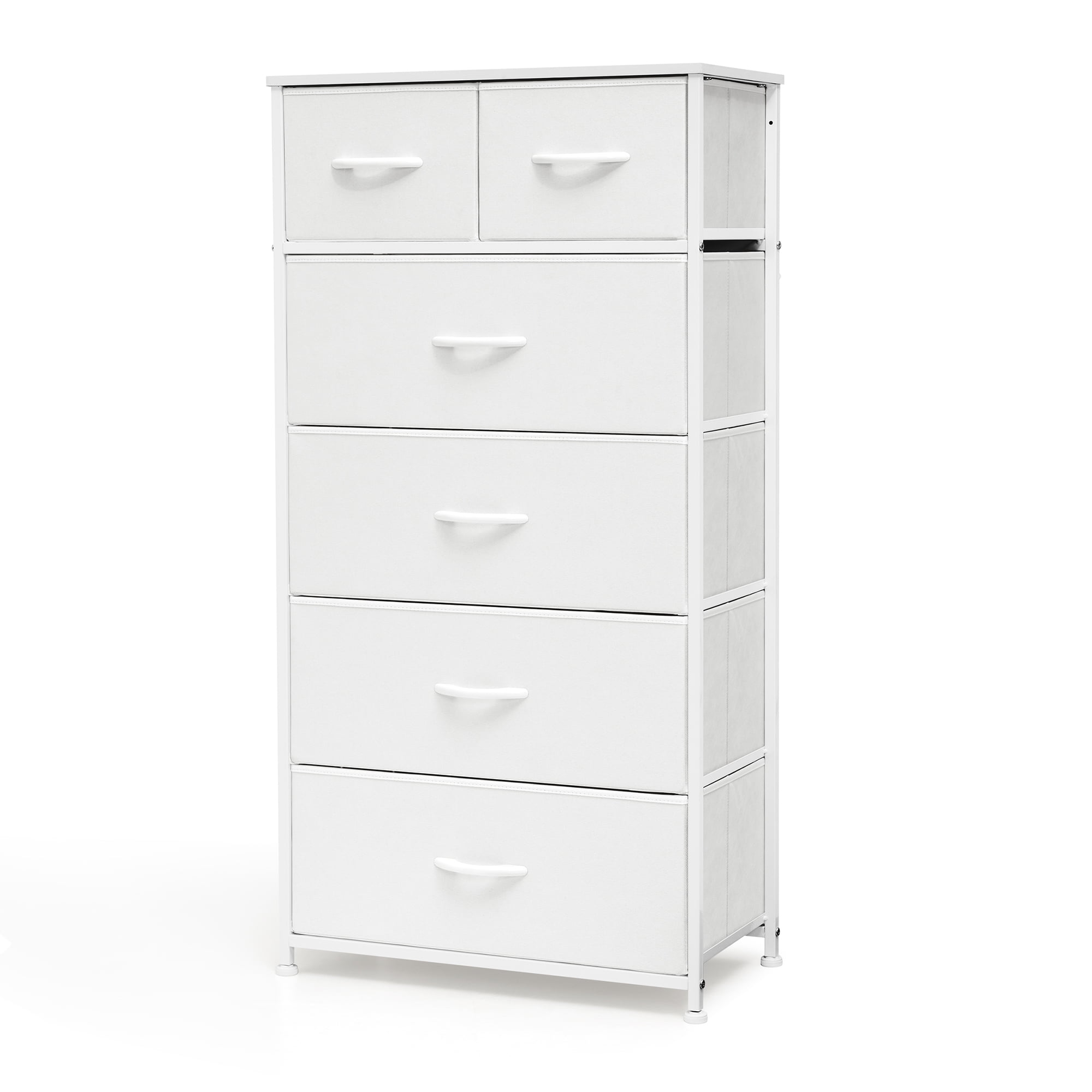 Pellebant White Indoor 6Drawer Chest Vertical Dresser Storage Tower