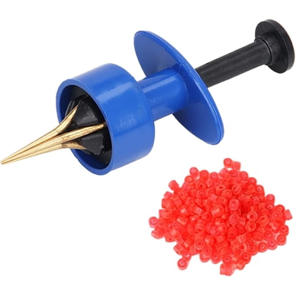 Pellet Bander Tool Set, Skin Tag Rubber Band for Fishing Terminal TackleBander Tool Micro Bait Bands Banding Match Coarse Fishing Terminal Tackle Set