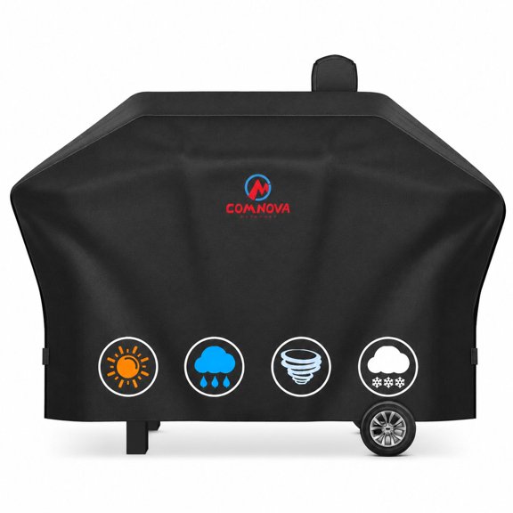 Pellet Grill Cover for Camp Chef 36 Series, 62" x 22" x 37", 600D Oxford Cloth with PU Coating, Waterproof Smoker Cover without Sidekick