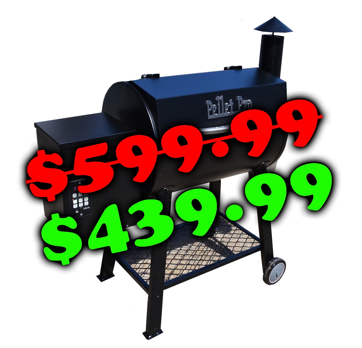 Pellet Pro 300 BBQ Wood Pellet Grill w/ PID Controller BLOW OUT SALE